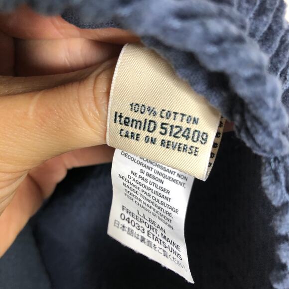 L. L. Bean Shirt Tunic Navy Blue Corduroy Rib Long Sleeve Button Down Pockets M - Picture 5 of 8